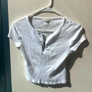 Urban Outfitters White Crop Top